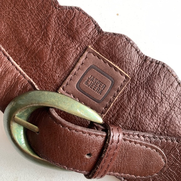 Anthropologie Leather and Beaded Belt main image 5